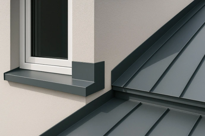 Fensterbank aus Blech für Moderne Häuser Landeck